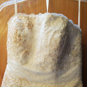 Gorgeous beaded La Sposa wedding dress